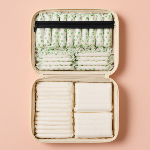 PŘEDPRODEJ: Femvie Period Kit — firemní, školní a sportovní sada menstruační péče (1 ks)