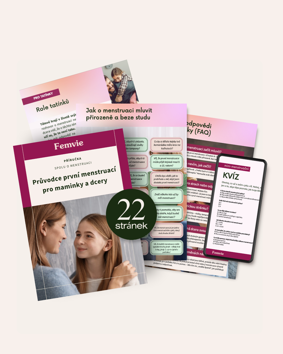 Femvie | Menstruační sada pro mladé dívky