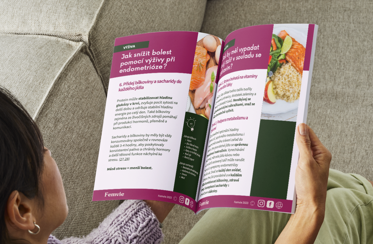 Příručka: Protizánětlivá strava při endometrióze: 6 + 1 cest k menší bolesti